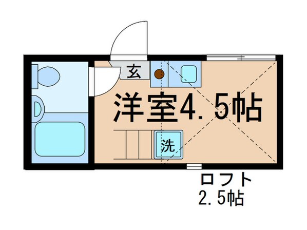 パソム仲六郷の物件間取画像